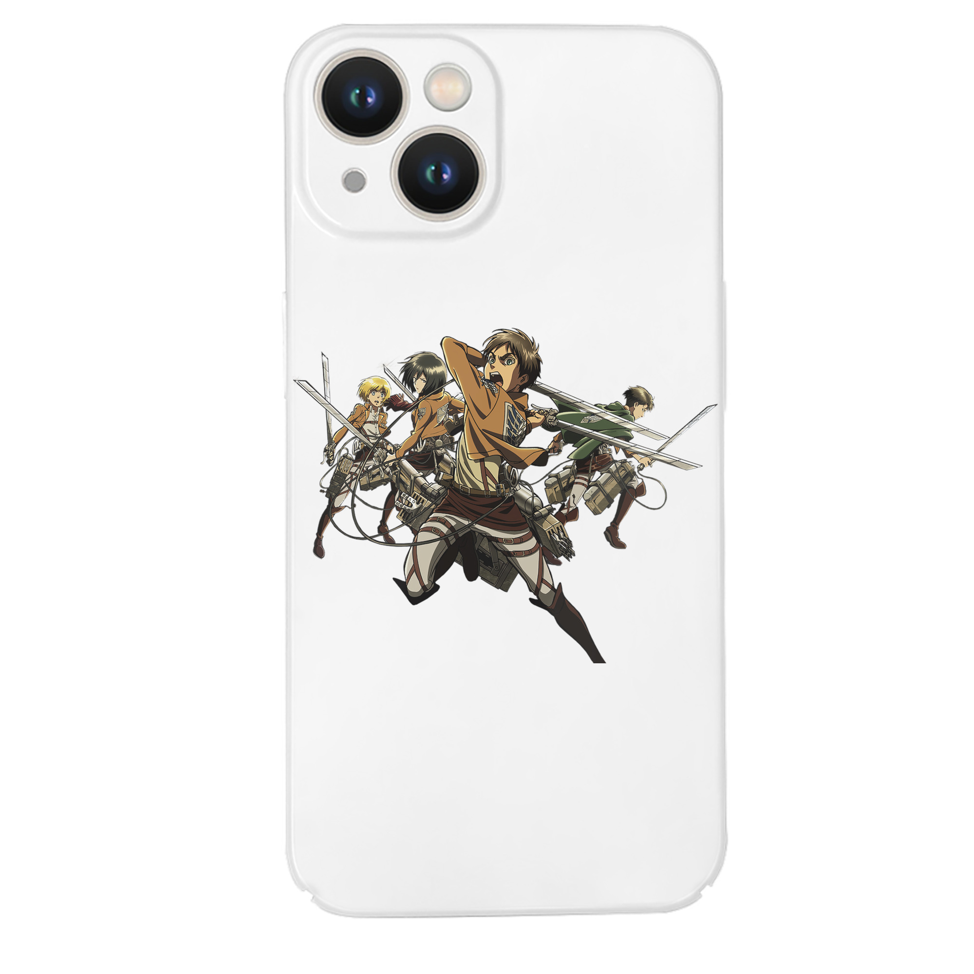 （画像用） 進撃の巨人 エレン･イェーガー Attack on Titan Eren Jäger 【iPhone 14シリーズ対応】ハードケース